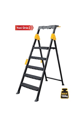 Sgs 4+1 Basamaklı Metal Merdiven Prostep Sgs1174