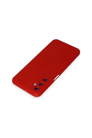 Uray Store Samsung Galaxy Uyumlu  M14 5g Kılıf Nano İçi Kadife Silikon - Kırmızı