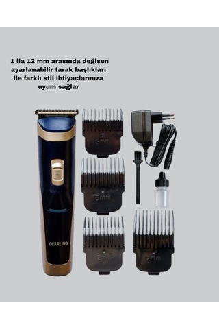 Profesyonel Şarjlı Saç Ve Sakal Kesme Makinesi Unisex, 12 Mm Ayarlanabilir Başlık 1 - 2 Saat