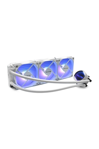 Revenge Beyaz Nitro Cold 300 Intel Ve Amd Destekli Rgb Fanlı Infinite Panel Cpu 360mm Sıvı Soğutma Sistemi