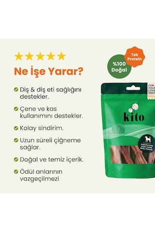 Kito Dana Kamış Yetişkin Köpek Ödül Maması 100 G