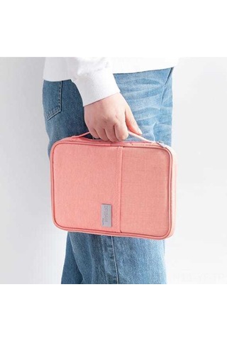 Yifomall Siyah Küçük Seyahat Pasaport Çantası - Oxford Kumaş Su Geçirmez, Çok Fonksiyonlu Kimlik Kartı Ve Para Saklama Çantası