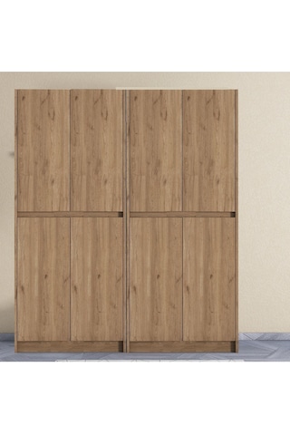 Umg Mobilya Voltra Patentli Çok Amaçlı Dolap, Mutfak Dolabı, Banyo Dolabı, Kiler Dolabı, Ayakkabılık Meşe
