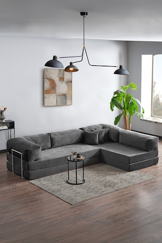 Legom Petek Aktivite Koltuğu Yatak Olabilen Çok Amaçlı Kanepe L Koltuk Antrasit Antrasit