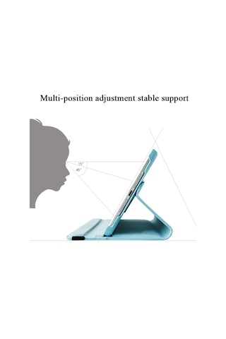 Samsung Galaxy Tab Uyumlu A9 Plus Sm-x210/x215 11" Kılıf 360 Ayarlanabilir Standlı Pu Deri Tablet Kılıf