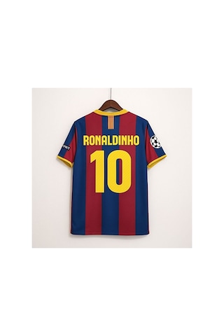 Barcelona 2011 Ronaldinho Nostalji Forması Çok Renkli