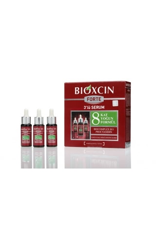 Bioxcin Forte Saç Dökülmelerine Karşı Besleyici Saç Serumu 3 x 30 ML