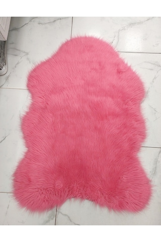 Giz Home Uzun Tüylü Post Halı 70x105 -pembe Pembe