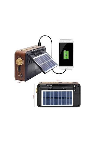 Cameron CM-320BT Solar Şarjlı Radyo