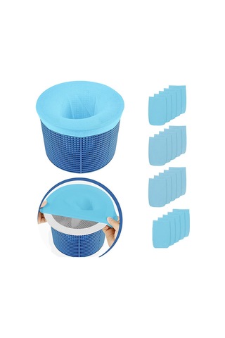 15 Adet Yüzme Havuzu Çöp Kapağı Havuz Filtre Çorapları Havuz Skimmer Filtre Ağı Toz Geçirmez Kirlenme Önleyici Kapak