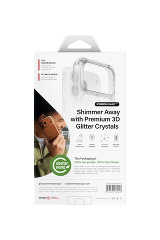 Apple Uyumlu iPhone 17 Pro Kılıf Lifepro Xtreme Airlite Köşe Teknolojisi Magsafe Kapak Simli