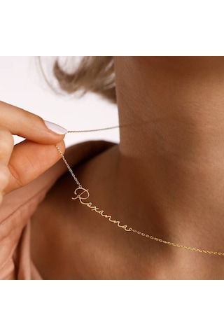 İsimli Altın Kolye T12822