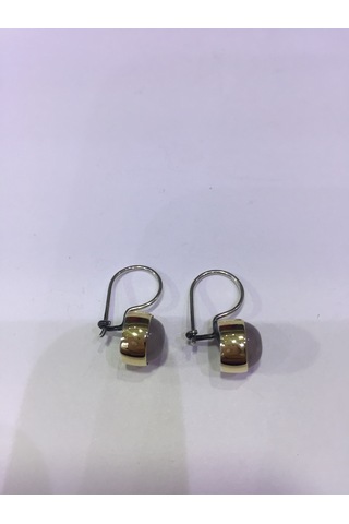 Pembe Kuvars Taşlı Gümüş Küpe 925 Ayar El Işi Taş