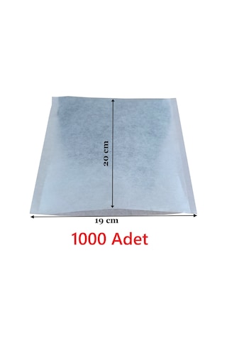 Çay Bitki Çayı Demleme Filtresi Boş Demlik Poşeti Galoşu Bonesi 19x20 Cm 1000 Adet Ev Otel Cafe Horeca