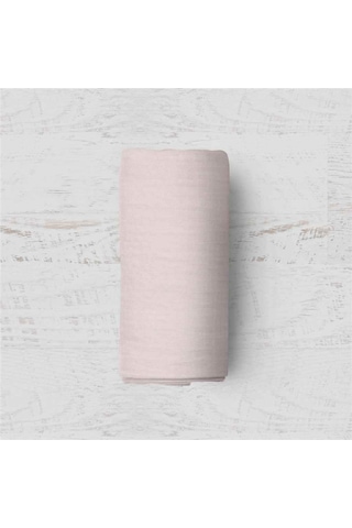 Maki %100 Pamuklu Pembe 120X200 Tek Kişilik Lastikli Çarşaf Takım