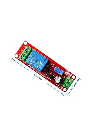 Ne555 12v İletim Gecikmeli Zaman Ayarlı Röle Modülü