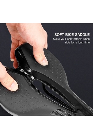Novahub Siyah Çelik Bisiklet Sele Pvc Polyester 3.7v 60mah Pil 25.5x16cm 355g Siyah Biciklet Aksesuarı Siyah