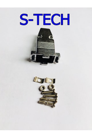 S-Tech 9 D-Sub Metal Kapak 1 Paket 10'Lu