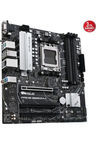 Asus Prıme B650m-a Ddr5 Hdmı Dp,mdp Pcıe 16x V5.0 Am5 Matx