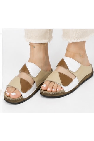 N Napa Shoe Np.305.bej Deri Terlik