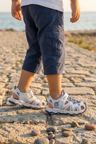 In Step Piona Erkek Çocuk Deniz Ve Sahil Sandaleti - Mavi / Beyaz