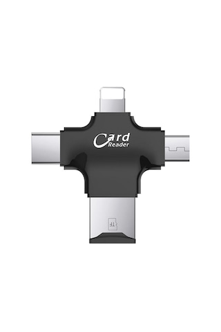 Apera GN-24 OTG 4 in 1 Micro USB Flash Disk Type C Mikro SD Kart
