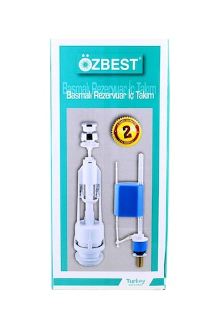 Özbest Su Tasarruflu Basmalı Klozet Rezervuar İç Takımı - Uyumlu Ve Dayanıklı Belirtilmemiş