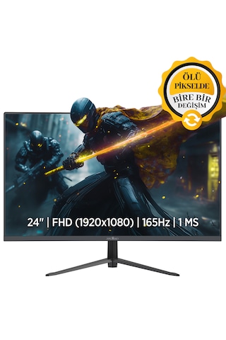 James Donkey Rion R10 24" 165 Hz 1 Ms FHD VA Curved Gaming Monitör