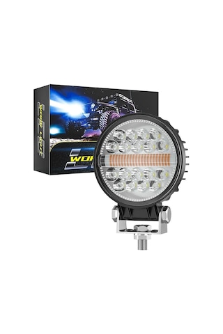 Off Road Çakarlı Drl Gündüz Led Yuvarlak Çalışma Lambası Traktör Tekne Tır Kamyon Atv Spot Sis Farı