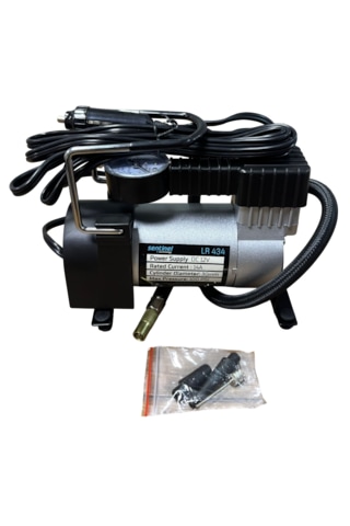 Araç Hava Lastik Kompresörü 12v Metal Gövde 150 Psı 3mt Kablolu Lr 434 01