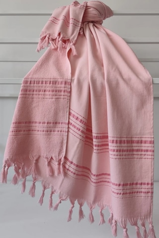 Tek Yüzlü Pamuk Havlu Peştemal - Pembe Pembe