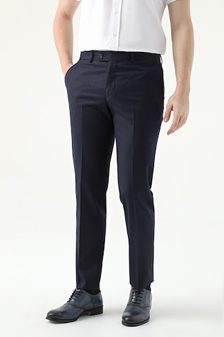 D's Damat Ds Damat Slim Fit Lacivert Düz Kumaş Pantolon 1he03er01320m Lacivert