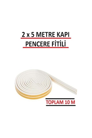 Pencere Pimapen Fitili Kapı Cam Bandı Rüzgar Soğuk Engelleyici Yapışkanlı Bant Yalıtım İzolasyon Süngeri