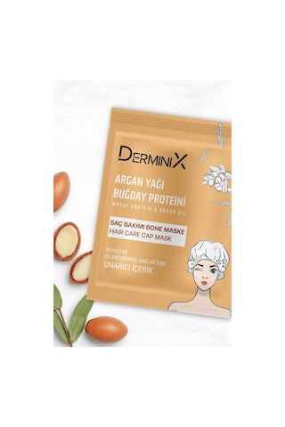 5'li Buğday Proteini Ve Argan Yağı İçeren Besleyici Ve Nemlendirici Bone Saç Maskesi Seti Set