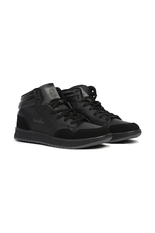 United Colors Of Benetton Benetton 30869 Erkek Günlük Sneaker Hi Ayakkabı Siyah