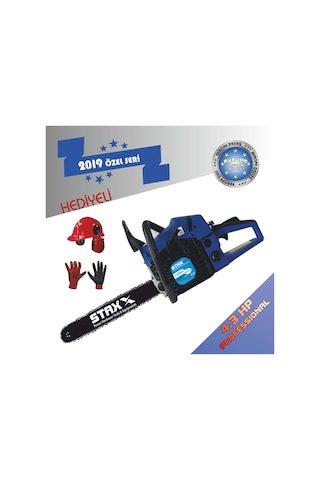 Staxx Turbo 650 Benzinli Ağaç Kesme Bıçkı Testeresi 52cc 4.3hp