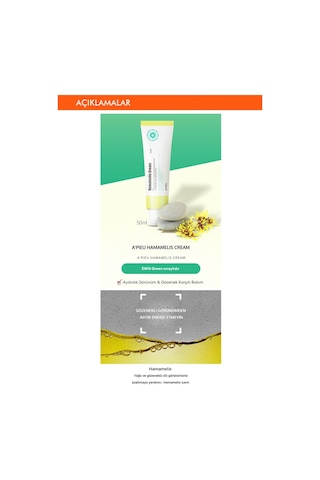 Missha Yağlanma ve Gözenek Karşıtı Nemlendirici Krem APIEU Hamamelis Cream 50 ML