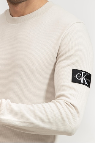 Calvin Klein Calvın Kleın Erkek Sweatshırt J30j323485-pdh J30j323485-pdh Bej Bej
