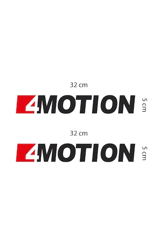 Volkswagen Amarok 4 Motion Yazılı Sticker