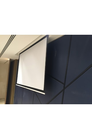 Sanper Sp-240 240X200 Motorlu Projeksiyo Perdesi 2 Ad. Kumandalı