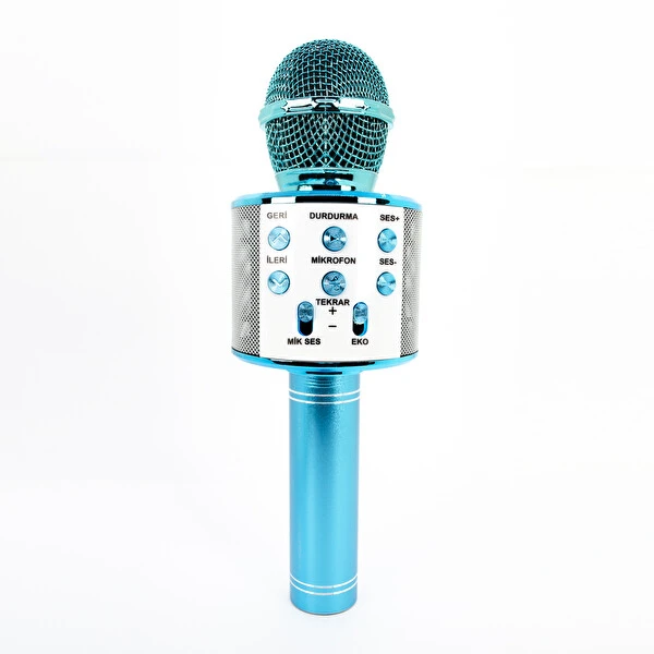 Bluetooth Karaoke Mikrofon Ws-858 Taşınabilir Kablosuz Hoparlörlü Karaoke Mikrofonu Çocuk Ve Yetişkin Uyumlu Dj Party Mi
