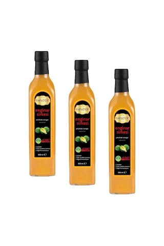 Hanzade Bitkisel Enginar Sirkesi 3 x 500 ML