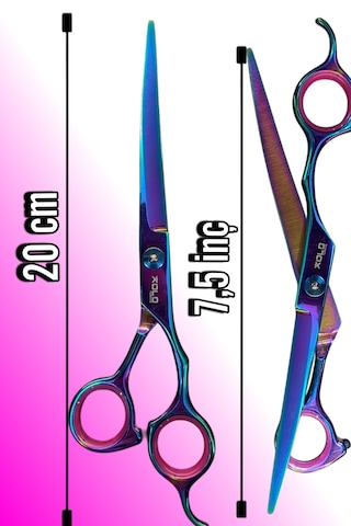 Rainbow Kavisli Pet Shop Evcil Hayvan Saç Tüy Kesme Şekil Verme M