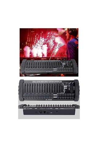 Quenlite Dmx-192xp Işık Kontrol Mikseri Masası Led Aydınlatmalı 384 Kanal