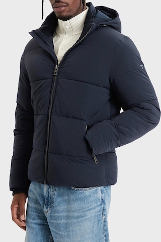 Guess Stretch Suya Dayanıklı Kapitoneli Çıkarılabilir Kapüşonlu Şişme Mont M6bl58w4170 Erkek Mont M6bl58 W4170 G7v2 Lacivert