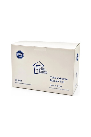 36 Adet Vakumlu Bulaşık Teli Tekli Paslanmaz 15gr 5468 34017339