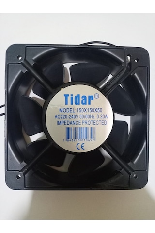 Tidar Devirli Aksial Kare Fan 150x150x50 0.23 A 220 Volt