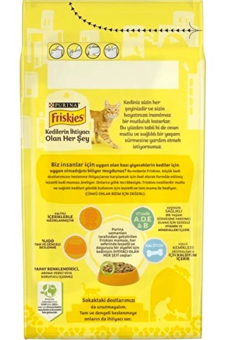 Purina Friskies Kümes Hayvanlı Yetişkin Kedi Maması 1500 G