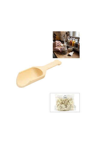İbico İ22-403 Kürek Baharat 3cm Kaşık Ahşap Bambu - 50'li Paket Diğer