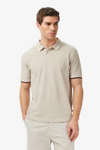 Nautica Erkek Bej Regular Fit Polo Yaka T-shirt-14601